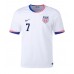 Maillot de foot États-Unis Giovanni Reyna #7 Domicile vêtements Copa America 2024 Manches Courtes